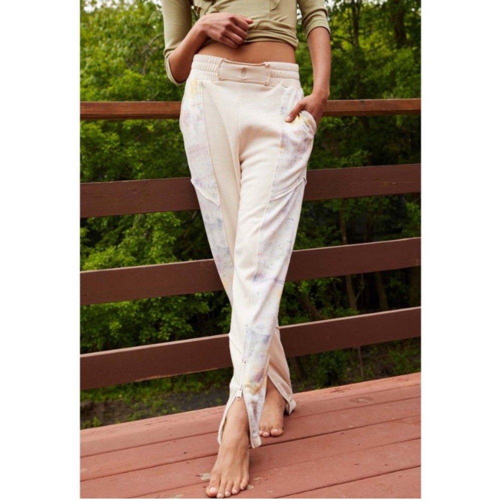 FREE PEOPLE MOVEMENT CITY STRIDE PANTS/ OATMEAL COMBO